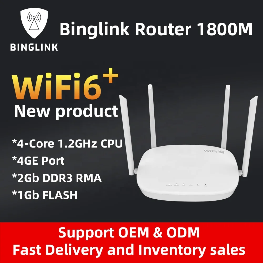 
New High Speed 1800Mbps Gigabit Wireless wifi 6 Routers 802.11ax 2.4G 5G Dual Frequency Wifi6 Mesh Router repeater 