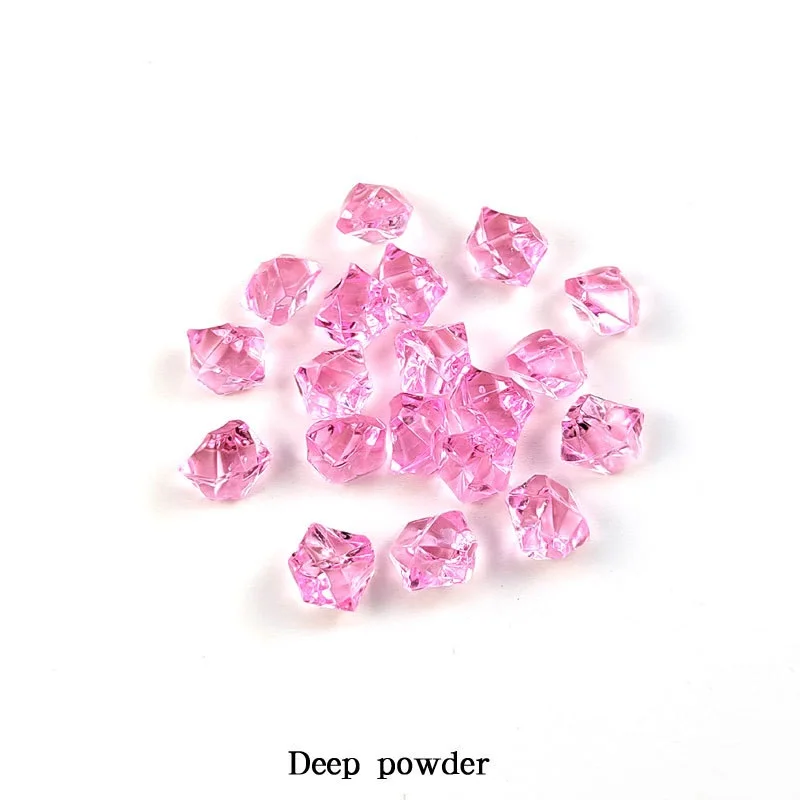 Clear Irregular Shape Beads Acrylic Stone Bead Simulation Ice Cube for Fish Aquarium Vase resin crafts Decoration