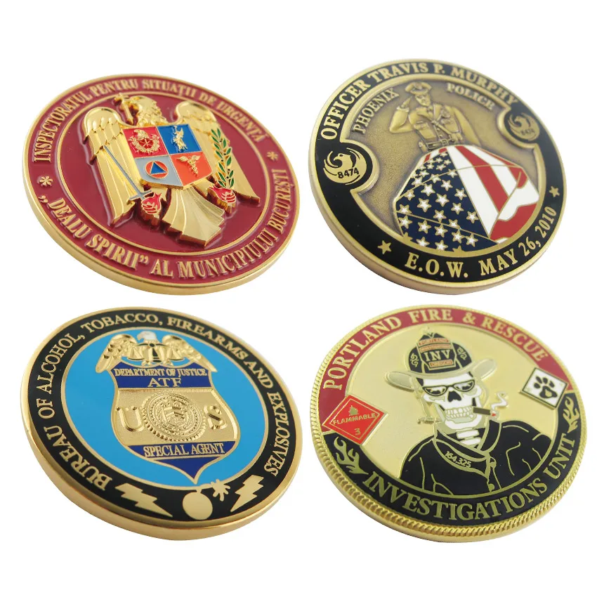  Оптовая продажа дизайнерские металлические монеты с 3d-эффектом и цифровой печатью птиц