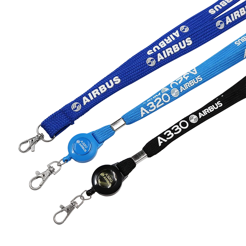 Custom Branaded Screen Printed Tubular Multi Color Personalize with your text Nylon Neck Lanyard ID Keychain Cell Phone Holder