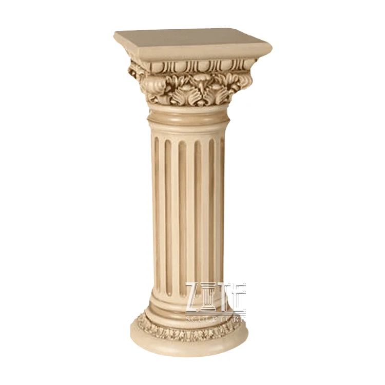 Modern Decoration hand carved marble column capital
