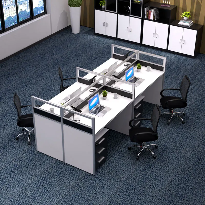 High Quality Durable Modular Office Furniture and Chair Combination Simple Modern Office Furniture with Extendable Feature