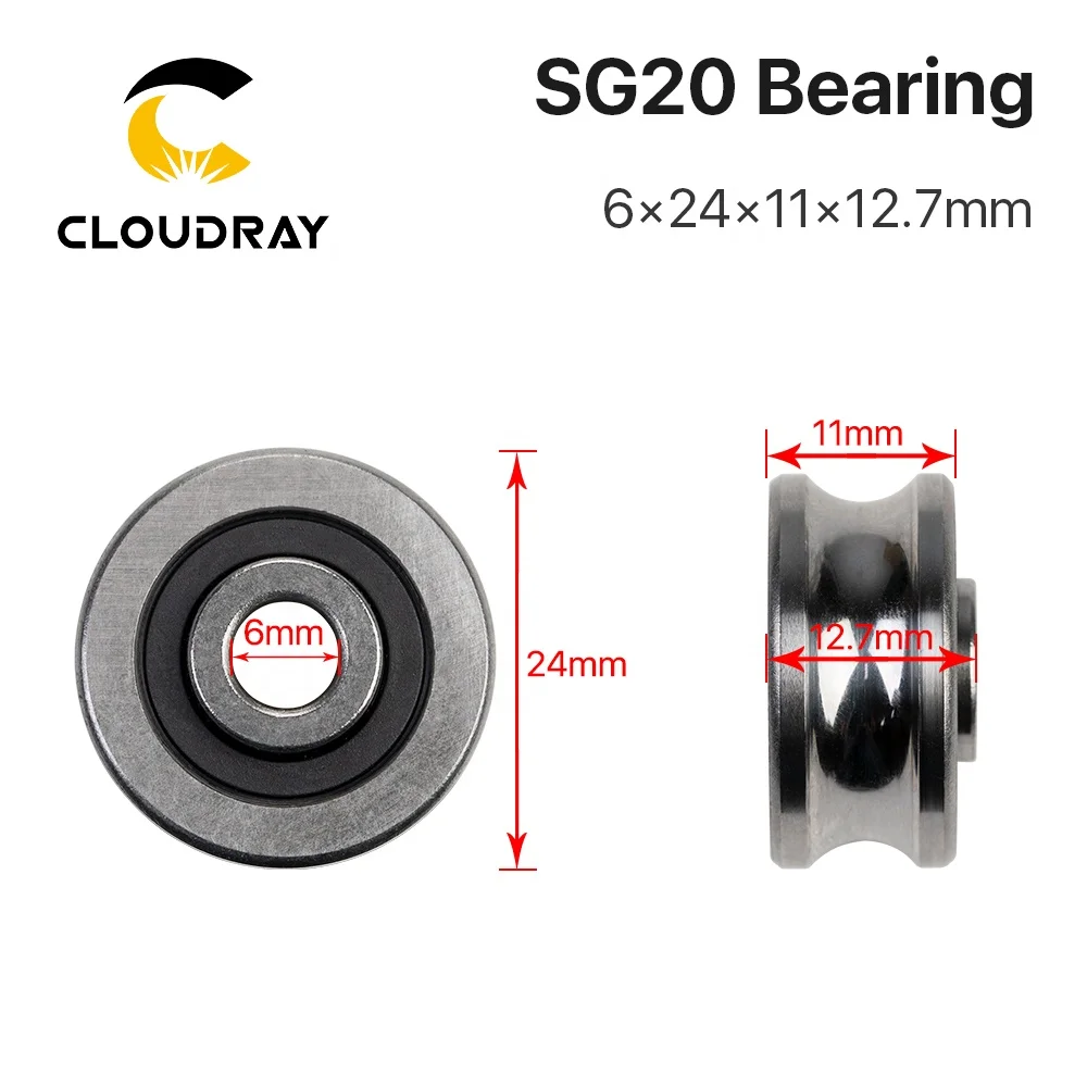Cloudray CL117 CO2 Laser Machine Gennral Parts SG U Bearing 10 /15 /20 /25