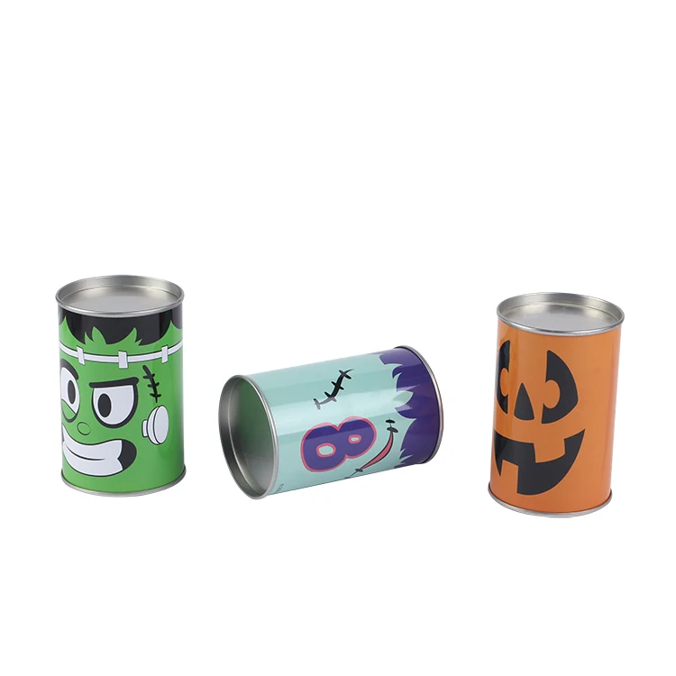 Small travel toy can tin box packaging metal mini portable aluminum alloy stainless steel sealed can