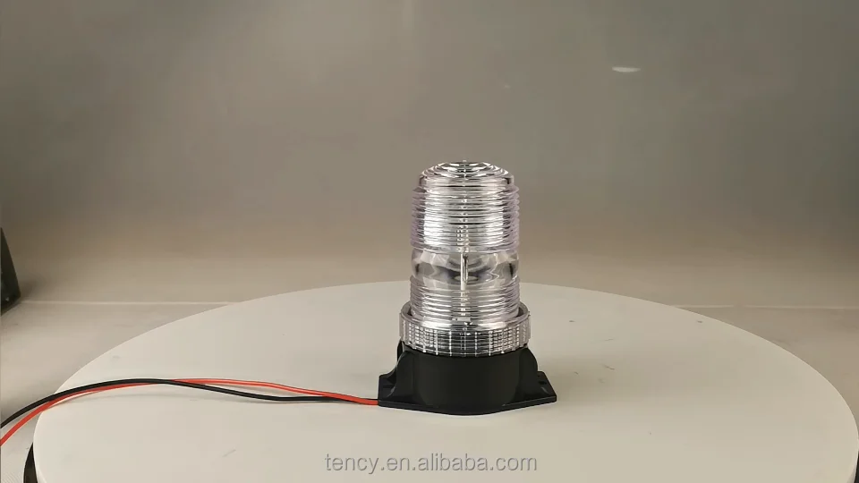 Xenon LED dual color emergency car warning light 2 color warn lamp safety beacon lights