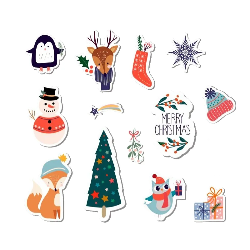 Custom Stickers Custom Die Cut Vinyl Stickers Printing Adhesive PVC Label Company Logo Design Cartoon Froster Stickers