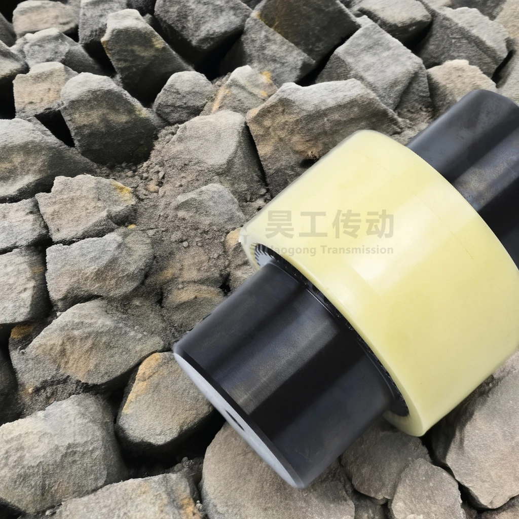 TGL 24 28 32 42 Drum shaped teeth coupler pinion ktr bowex coupling nylon sleeve gear shaft couplings Customizable hole, keyway