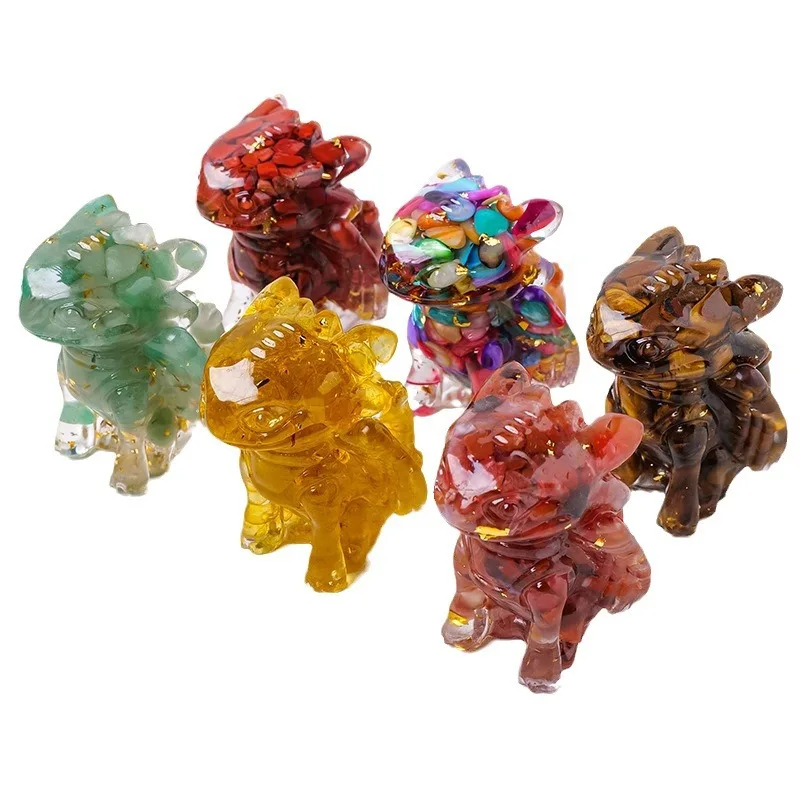 Latest Product Eagle Fierce Eyes Figurine Craft Toy Figurine Animal Sculpture Eagle Resin Craft Tiger Dinosaur Chameleon Lion