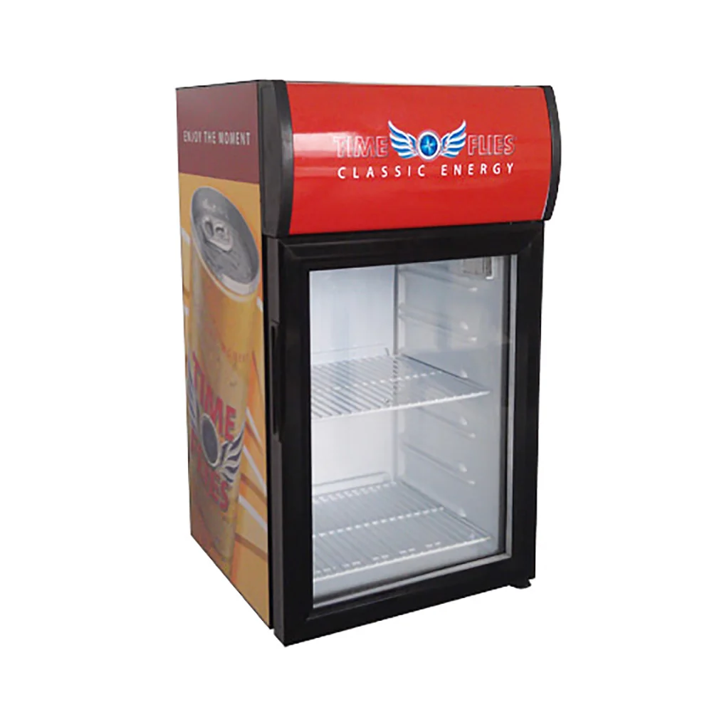 High Effect Cooling Low power Home Used Mini Compact Cooler Fridge with LED light
