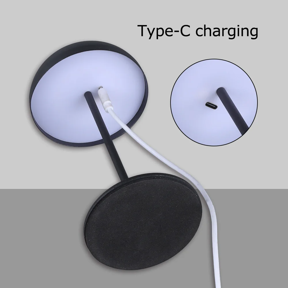 USB Rechargeable Touch Sensor Mini Night Table Light Umbrella Desk Lamp For Bedroom Decoration