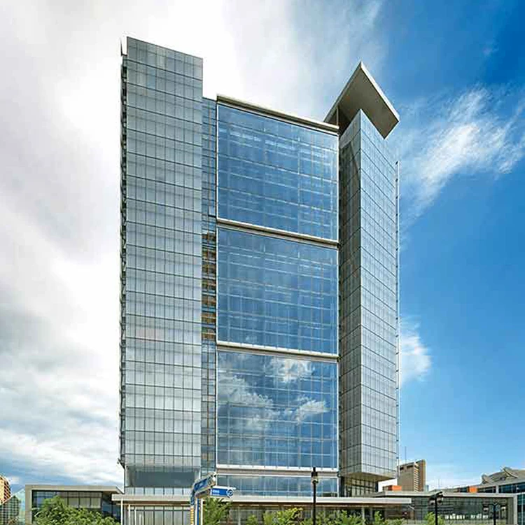 Внешнее здание SZG фасад из двойного стекла алюминиевая палочка и неитизированная система навесных стен