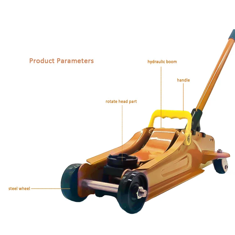 WISDOM High Quality Car Jacks 3 Ton Floor Jack Portable Hydraulic Trolley Floor Car Jack Hydraulic Floor Jack For Car