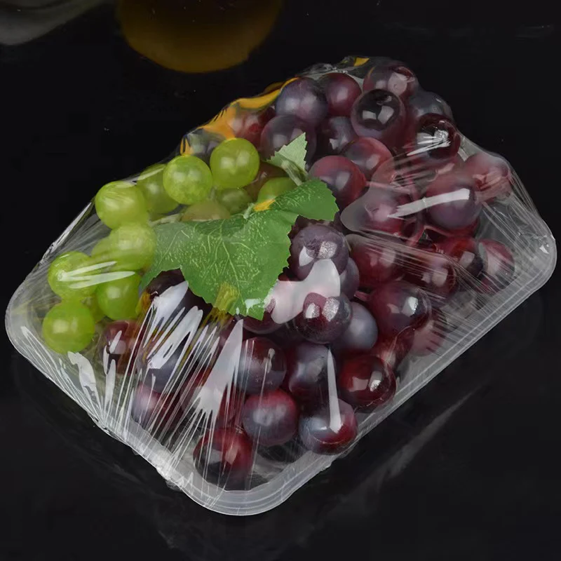 eggs Fruit Vegetable Strawberry Blueberry Packing Storage Picnic Transparent opaque Blister Plastic Hinged Clamshell Box