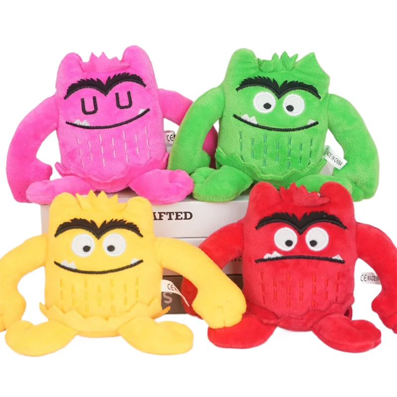 Design Peluche Plush Toy Fun Little Monster Doll Filling Girl Sleeping Pillow Colored