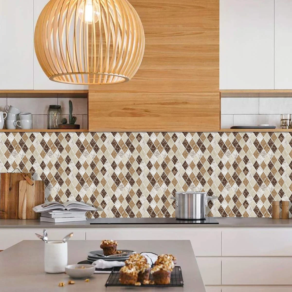 2021 Hot Selling Sticker High Quality 3d Epoxy Wall Sticker Waterproof Home Decoration Peel And Stick Wallpaper