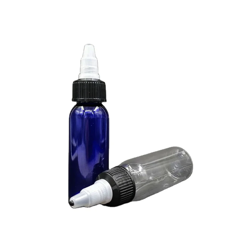 Empty Plastic Liquid Squeeze Bottle With Sharp Mouth Nozzle tips