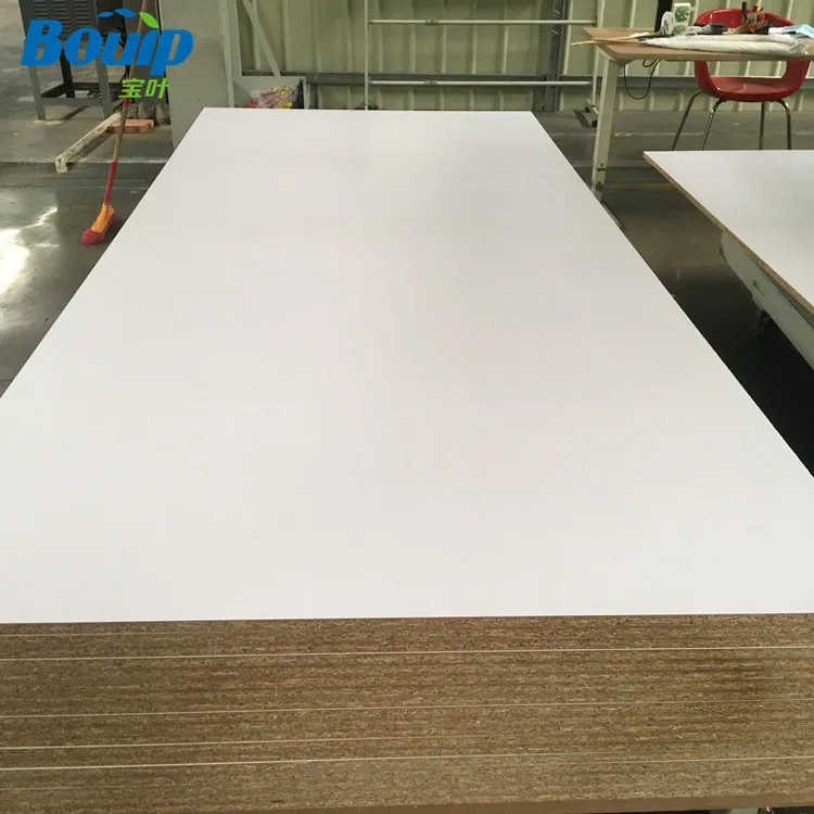 Guangdong Factory Furniture Used E0/E1 Glue Melamine Faced Chipboard 18mm
