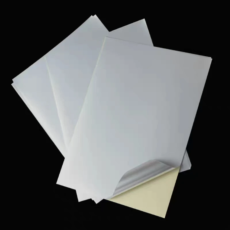 Factory Direct Produce Self Adhesive 50 mic Matte Silver PET Film Sticker Waterproof  Label Film