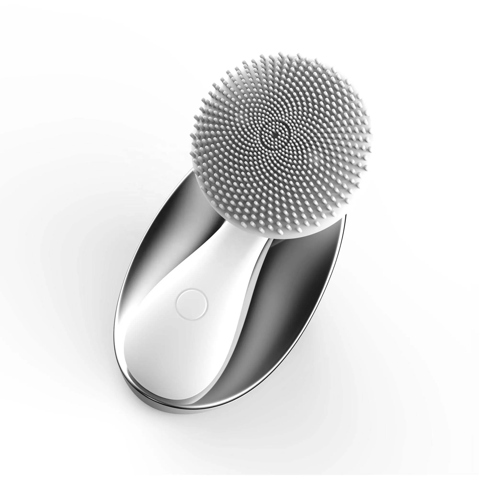 clean face brush deep cleansing ems vibration  electric silicone face brush facial cleansing brush