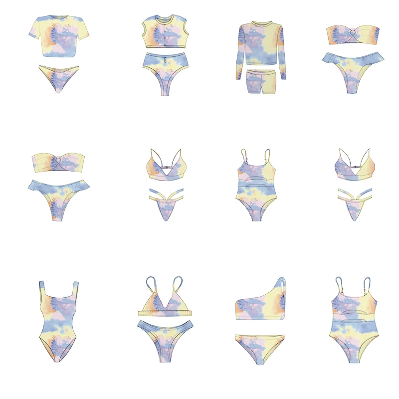 Women Swimsuit Female Swimwear, Thong Bikinis Set Brazilian Beach Wear Bathing Suit Sexy Micro Push Up Bikini/