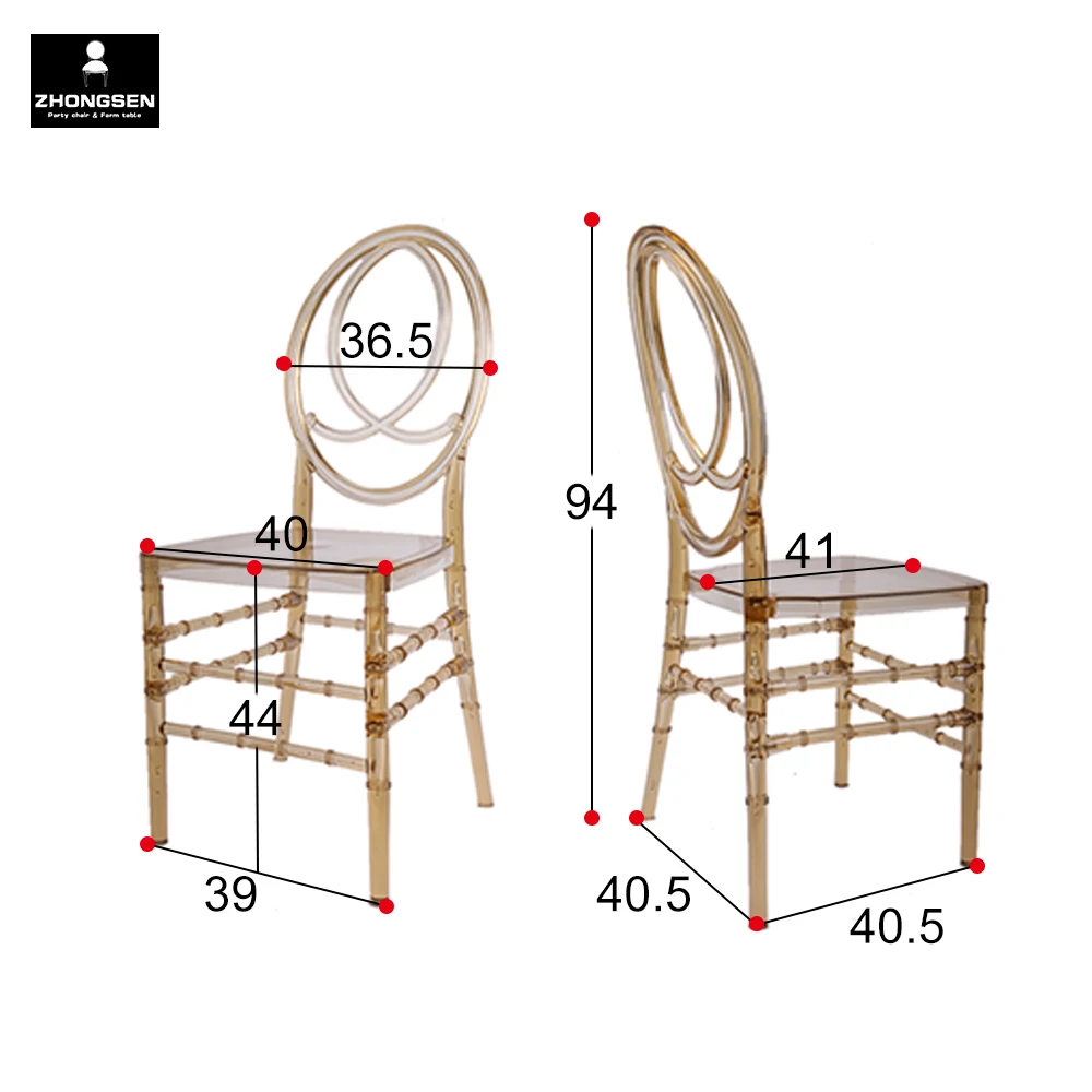 Wholesale Resin Antique Chiavari Phoenix Chairs for Wedding Event Rental Party