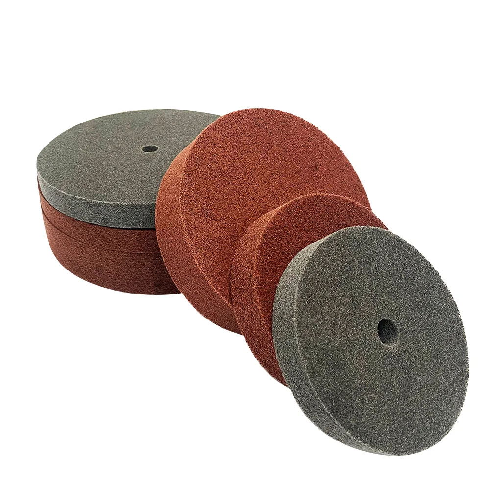 Nylon Fiber Buffing Wheel Abrasive Silicon Carbide Wheel With 12Inch Inner Hole For Bench Grinder