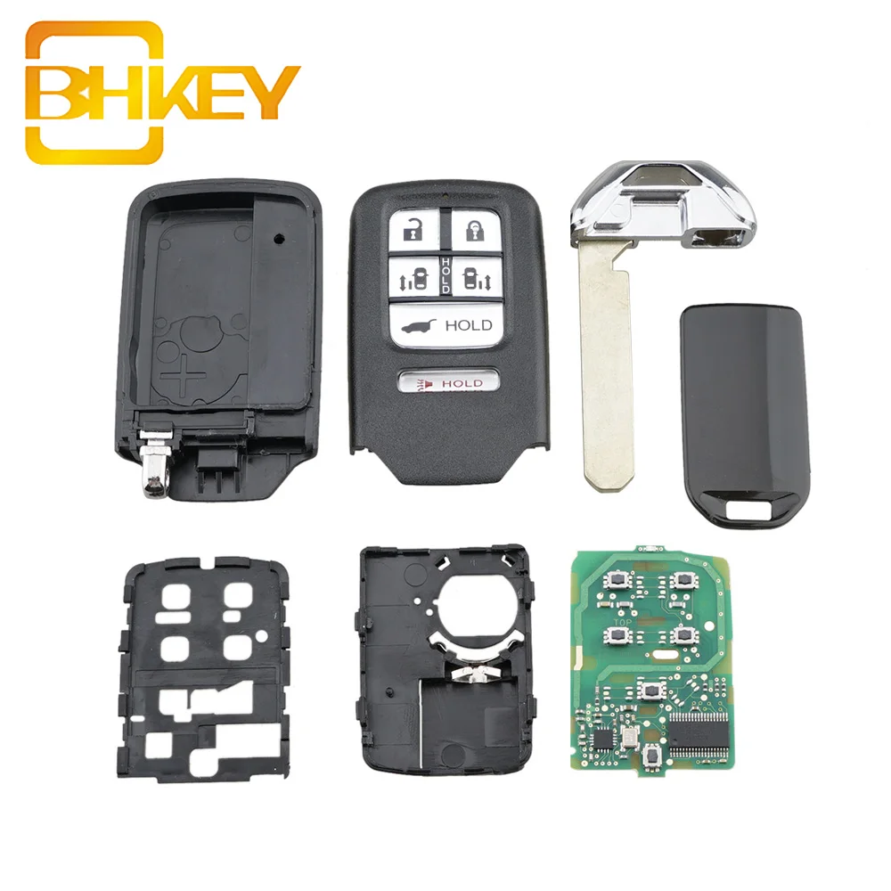 6 кнопок приближения KR5V2X 313,8 МГц смарт-вход Автомобильный Брелок дистанционного ключа для HONDA Odyssey 2014-2017