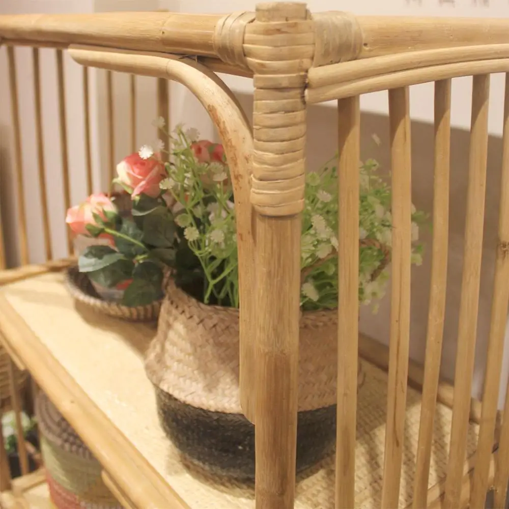 Vintage Decorative Rattan Shelf
