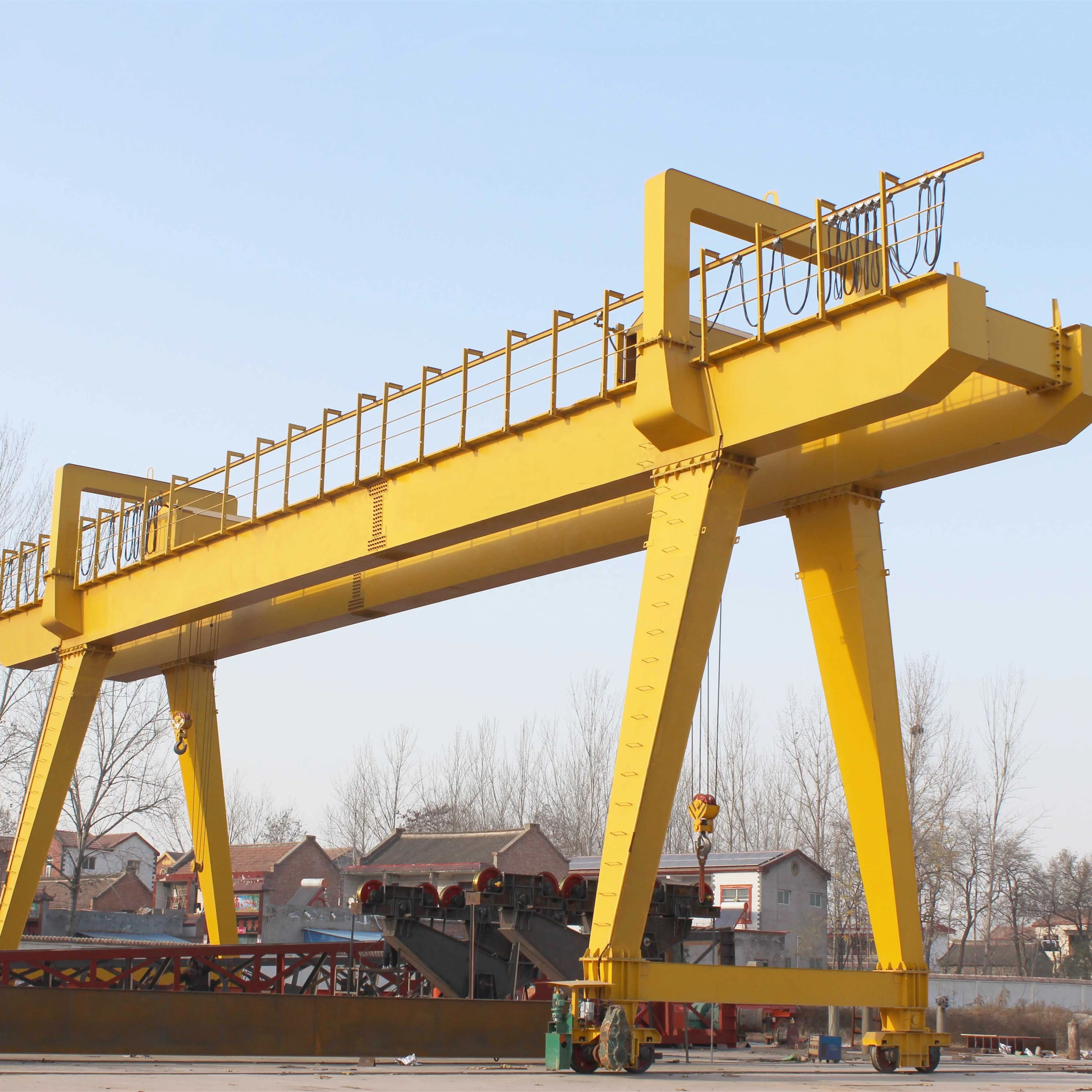 Factory Supplier Gantry Crane A6 A8 Duty Class Double Beam 100 Ton 200 Ton Gantry Crane for Heavy Cargo Lifting