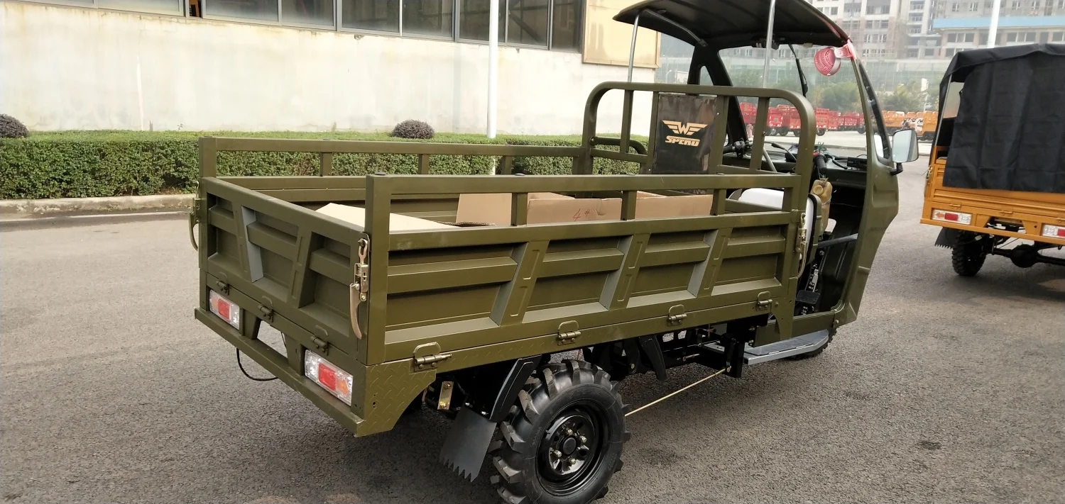 200cc LONCIN Tricycle Petrol Cargo 3 Wheelers for Deliverying Coal Mine Delivery Truck