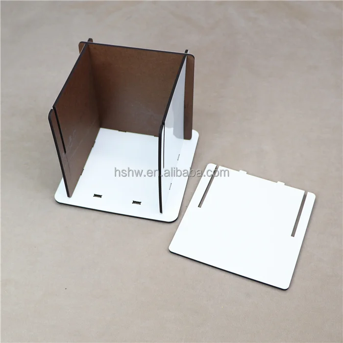 Trending New Products Printable Diy Wood Keepsake Box Gifts White Glossy Coating MDF Sublimation Boxes