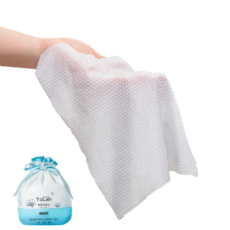 Hot Sale Soft Facial Tissue Pure Cotton Disposable Cleaning Towel Nonwoven Magic Face Cloth Roll Towels