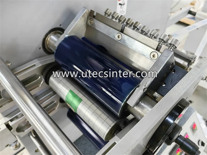 UGS20 Automatic Single and 2 Color Desk Top Small fabric label Capsule Aluminum Foil Flexo Printing Machine