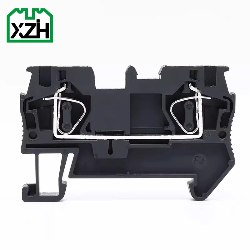ST4 Quick Plug-in Cable Wire Connector 20-10 AWG Feed Through Electrical Screwless Connection Spring Din Rail Terminal Blocks