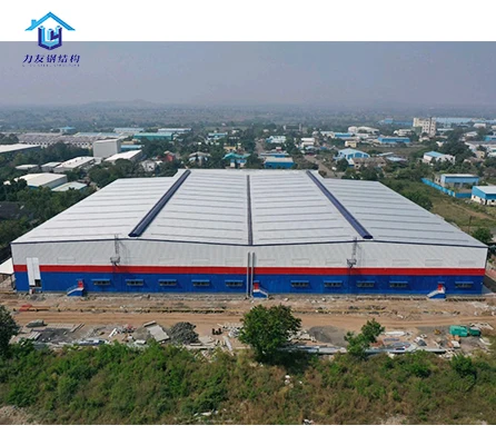 New Prefab Factory Customized Engineer Designed Insulated Sandwich Panels  Steel Structure Prefab Modular Warehouse for sale