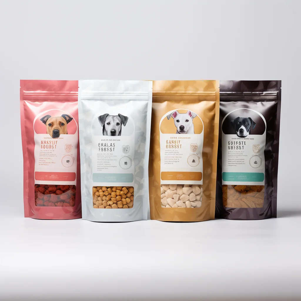 Slider Zipper Logo Printing Biodegradable Mylar Perforated Packing PP Small Cookie Clear Stand Up Bag For Pet Food