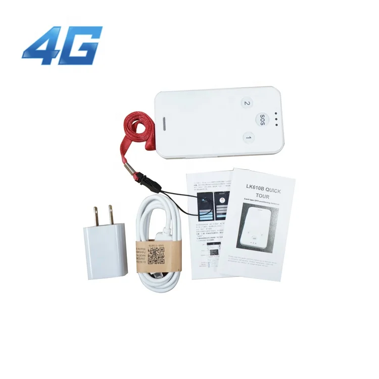 Ultra-thin Card Style Mini GPS Tracker LK610B Real Time Geo-fence SOS  old Man Children Real Time GPS Tracking Device
