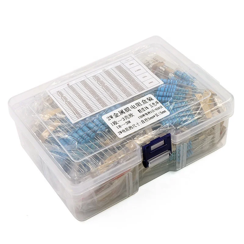 650PCS 2Watts 1% Tolerance Resistor Kits for Arduino,STM32