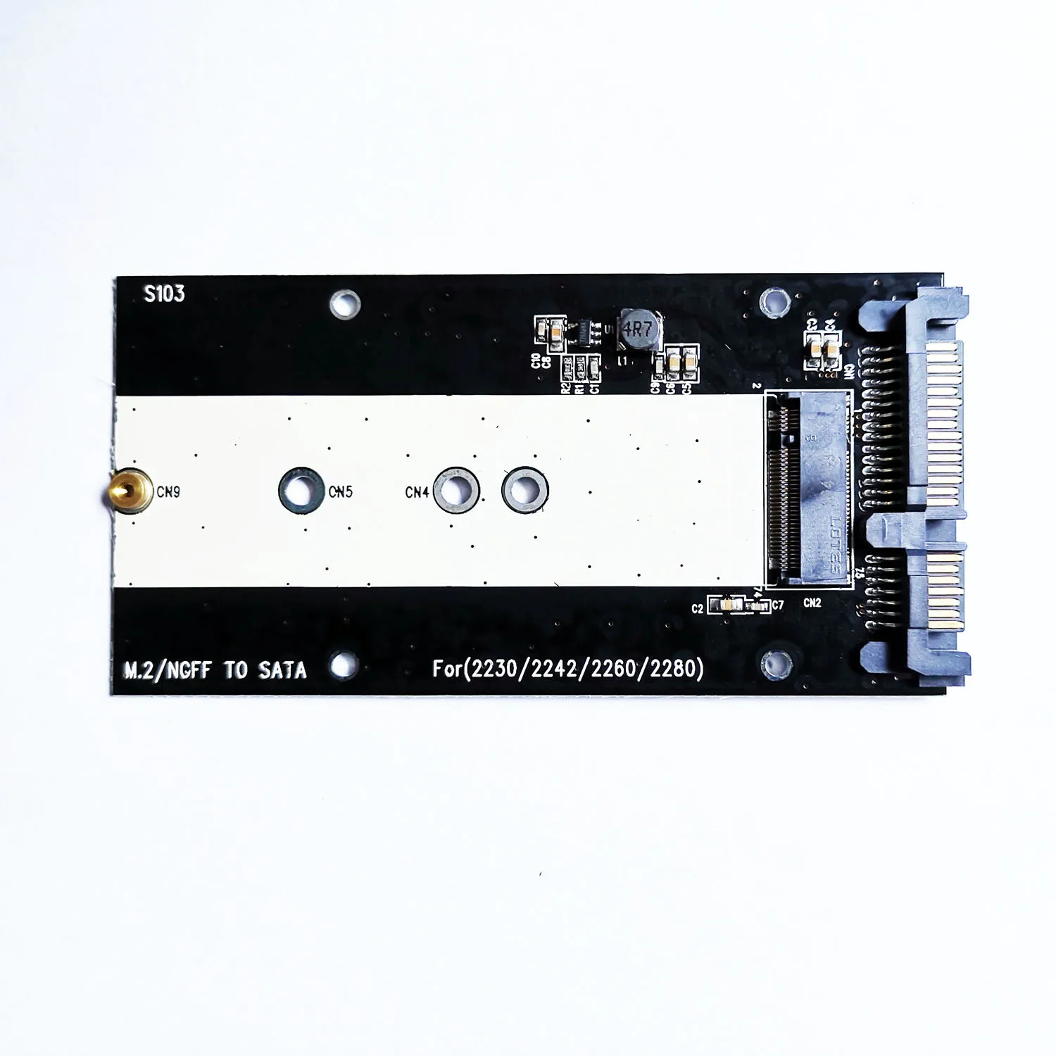 nvme m2 to usb adapter ngff m2 adapter dual M.2 protocol SATA PCIE SSD converter card