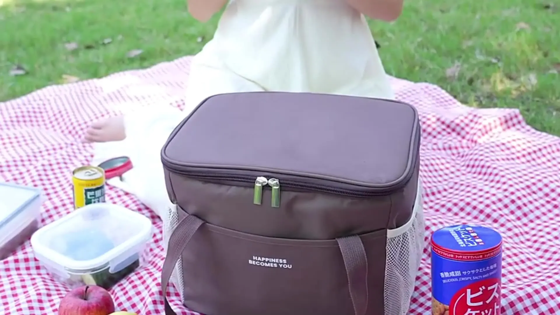 Customized logo Oxford fabric food delivery Insulated Thermal Cooler Bag Picnic insulation Lunch Bag