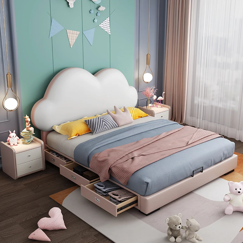 Competitive Price Good Quality Furniture Bedroom Children Comfortable Soft Bed