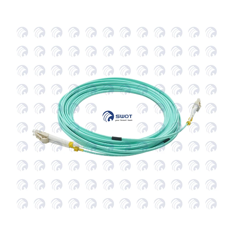  Поставка OM3 LC UPC многомодовый дуплексный волоконно-оптический патч-корд кабель de parche 3