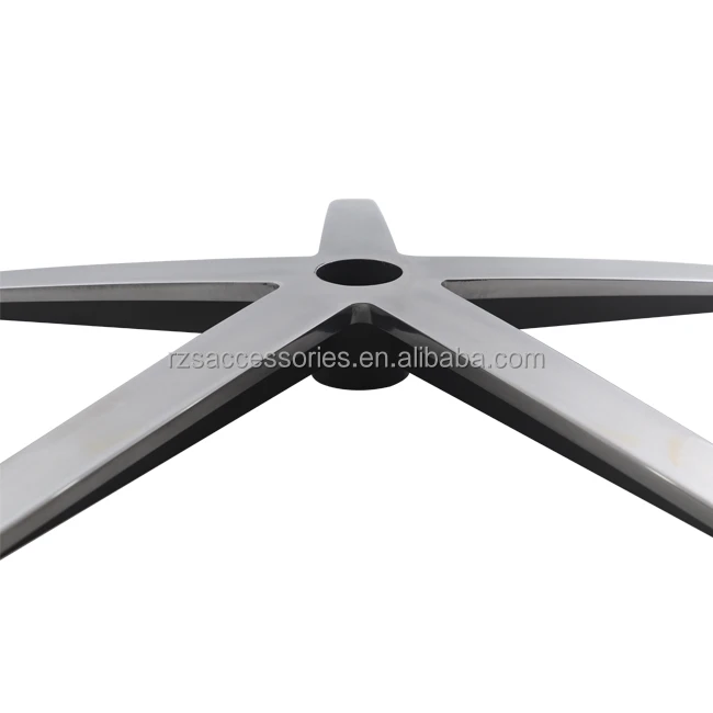 Modern design Five star foot Aluminum Alloy material Base Used for Office Furniture  office chair  Accessories