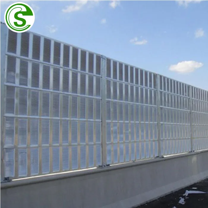 Highway bridge traffic roadway steel sound-proof noise barriers price