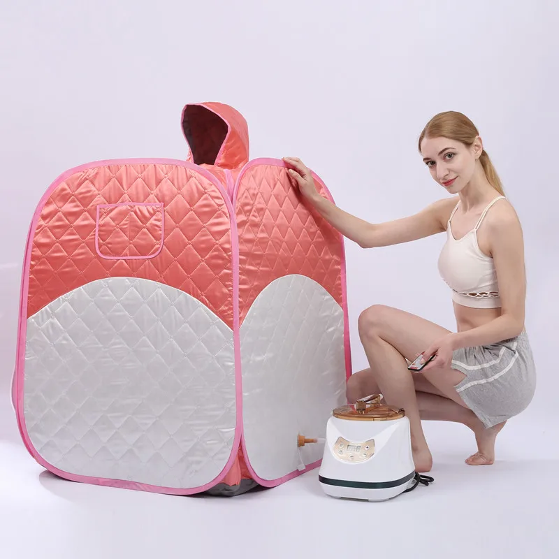 Multi Functional Household Steam Portable Sauna Room Tent Sauna Heater Wet Steam Computer Control Panel Modern Apartment Acrylic