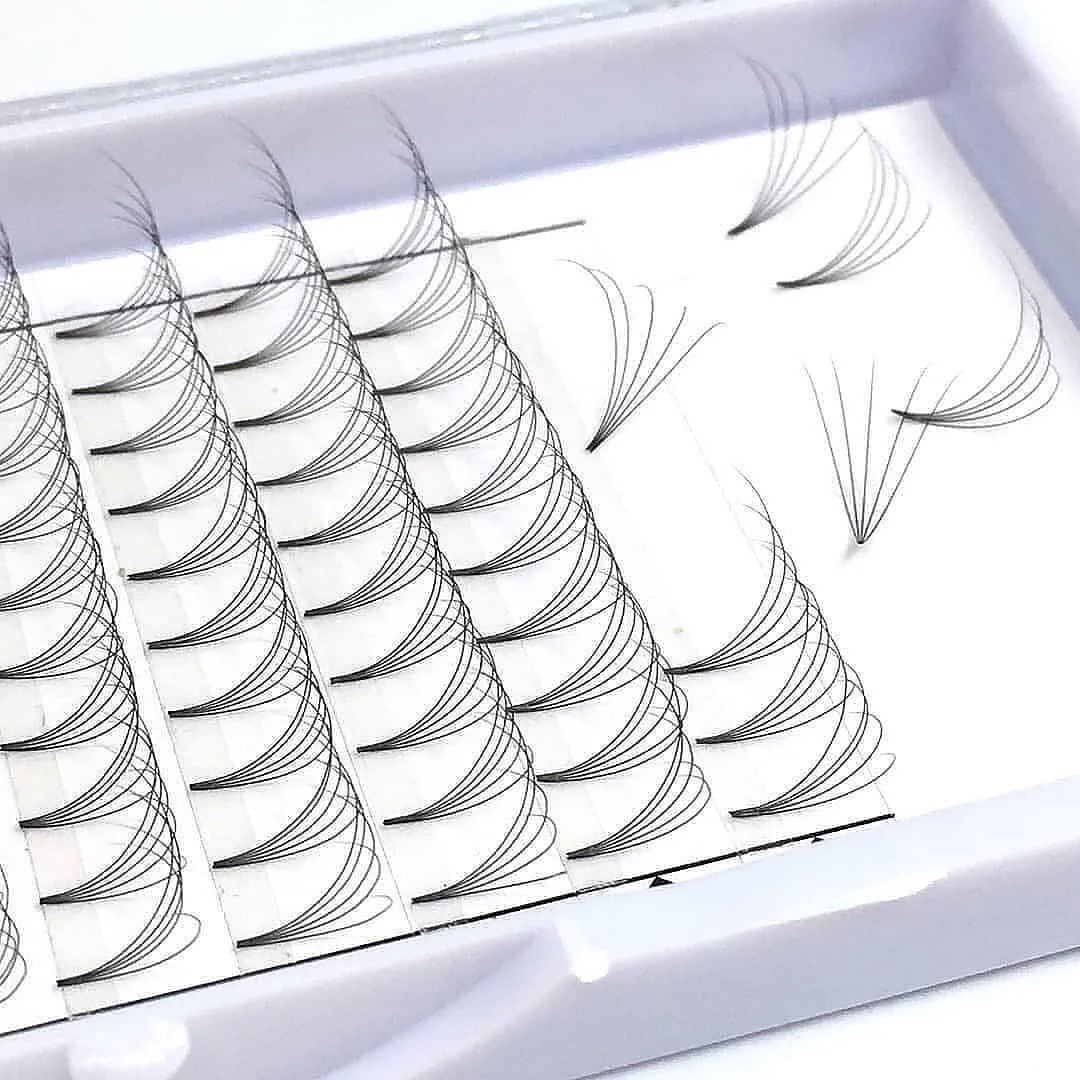 Wholesale Premium Eyelash Extension Premade Silk Volume Fans 4D Lashes