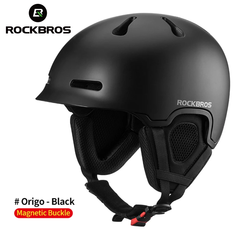 ROCKBROS Helmet PC+EPS Ultralight CE Certification Integrally-Molded Breathable Ski Helmet Snowboard Helmets
