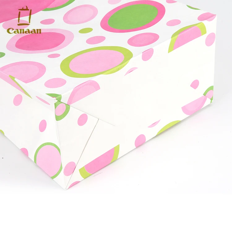 OEM Wholesale Custom logo printed Durable kraft paper bag with handle