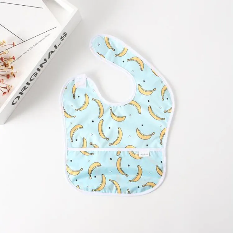 2021 Amazon hotsale cute designs best polyester baby bibs with high quality