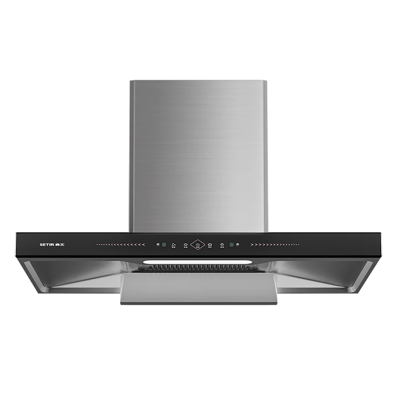 BD25 Indoor Wall Exhaust Fan Stainless Steel Range Hood 900mm Smoke gathering area Electrical Appliances Cooker Hood